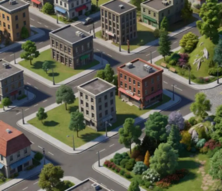 Porovnání ostrova před a po aktualizaci City Island 5